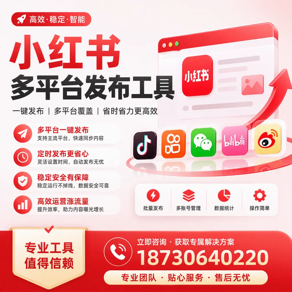 在 白沙 小红书多平台发布工具的市场前景分析